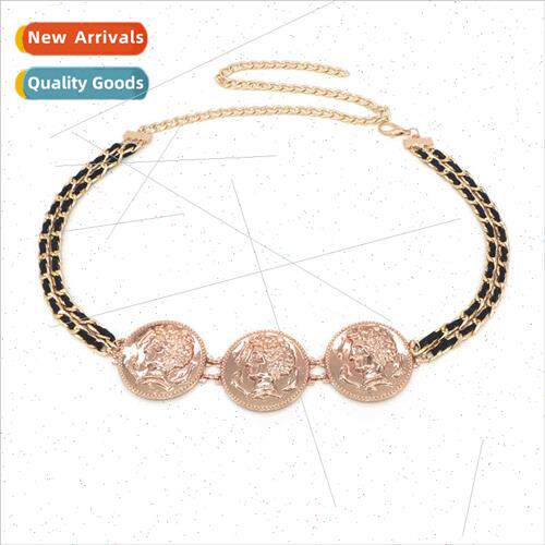 che wind metal chain waist chain female beauty head decorati