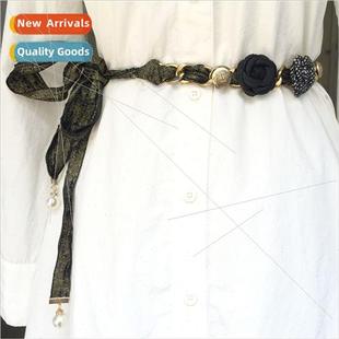 belt decorated dress Gold waist beads fashion chain diamond