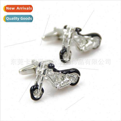 Metal cufflinks fun bicycle shape cufflinks men French shirt