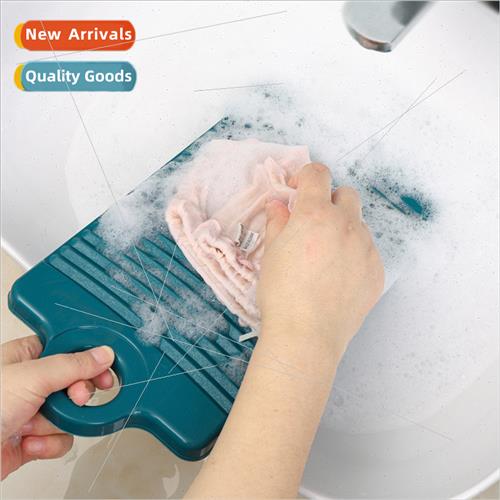 Colorful hangable -slip plastic thickened washboard underwea