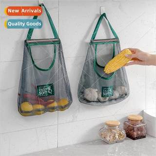 Fru vegetable ginger garlic hanging bag kchen storage bag mo