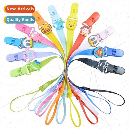 Baby cartoon pacifier chain Infant pacifier wh clip toy dent