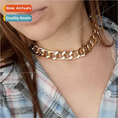 Europe punk heavy metal chain necklace fashion simple hip ho