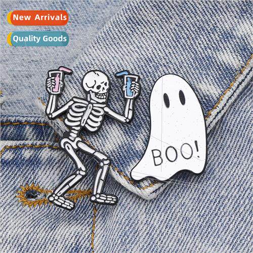 Europe Uned States retro Halloween fun skull man ghost BOO c