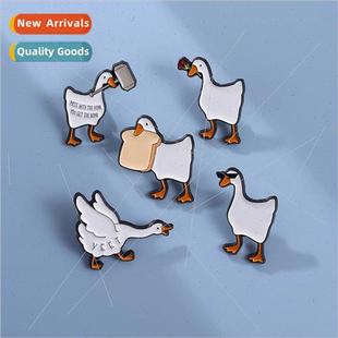 shape badge big whe duck animal cute fun New goose cartoon