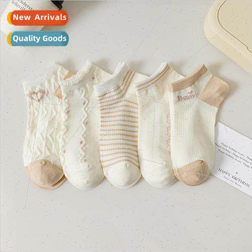 Socks Women Spring Autumn Cotton Short Cute Japanese Summer