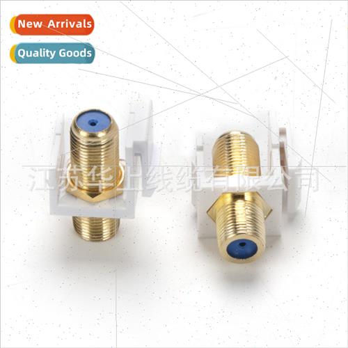 keystonejack panel all copper gold plated inch F-head snap R