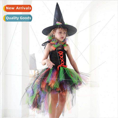 Halloween Kids Europe Kids Wch Wch Mesh Dress tutu Short Dre