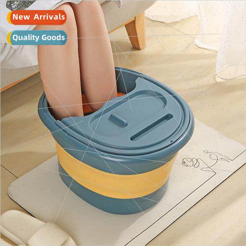 Foldable foot soaking bucket over calf foot wash tub home fo
