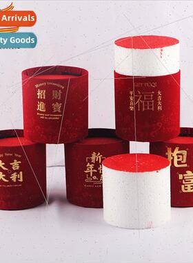 Mini Bucket Fortune ngle Round Celebration Box Red Fortune n