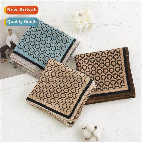 Fashion commuter small square scarf female elegant high-clas
