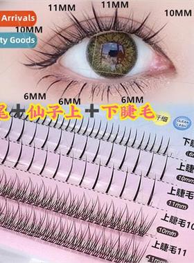Fairy Hair Upgrade Lower Eyelash ngle Cluster 5 Rows Mixed F