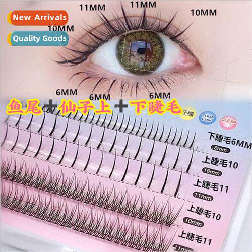 Fairy Hair Upgrade Lower Eyelash ngle Cluster 5 Rows Mixed F