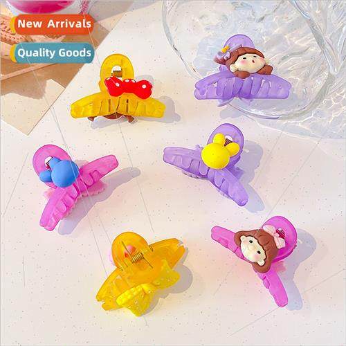 Children bow hair clips girls cute ltle grab clip 2022 new K