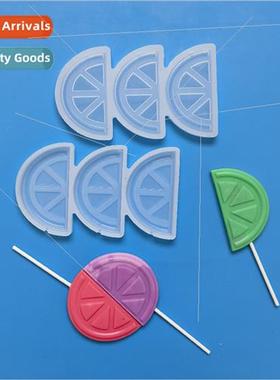 Drop glue epoxy mold DIY chocolate Coral Cheese lollipop sil