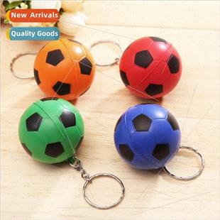 Foam ball PU keychain Football keychain Advertising keychain