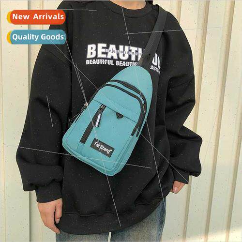 new chest bag men fashion nd Oxd cloth shoulder backpack Kor
