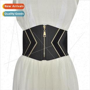 fashion waistband Europe zipper women leather buckle new