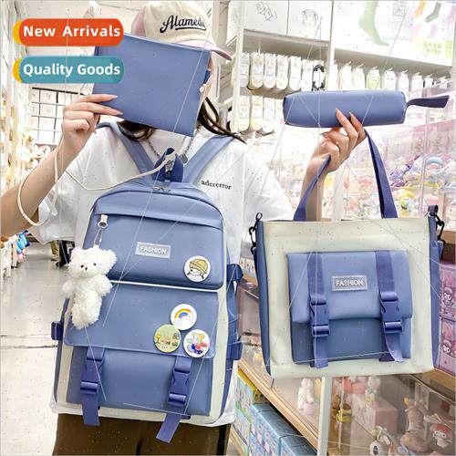 Schoolbag female lightweight backpack third to sixth grade l