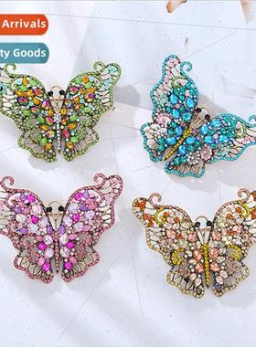 Europe fashion beautiful insect system diamond crystal brooc