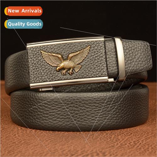 New Flying Eagle automatic buckle belt men casual business p