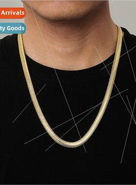 Korea mple Jewelry 18K Gold Necklace Personalized Snake Bone