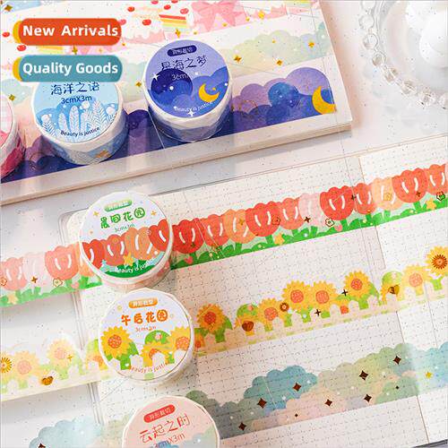 washi shaped landscape tape DIY handbook handbook book mater