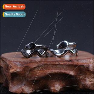 retro old snake ring small snake winding ring opening adjust