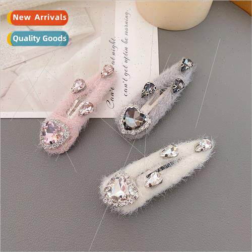 Korean fall winter flash love heart bangs hairpin female plu