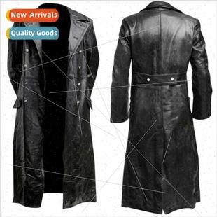 new men medieval fall jacke leather winter 2023 retro