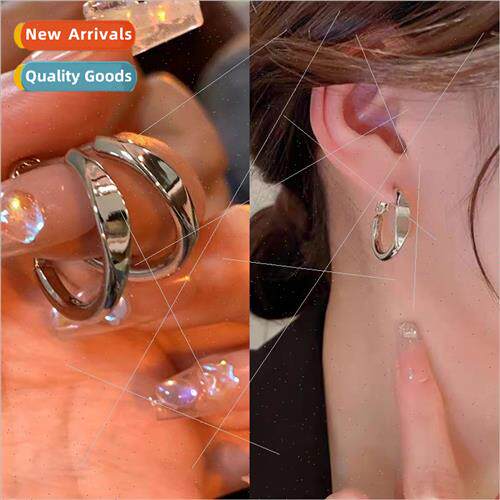 Spice Girls Metal Circle Earrings Female che Premium Earring