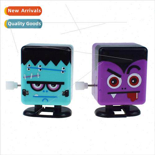 fun wind-up wind-up walking blue purple monster square face