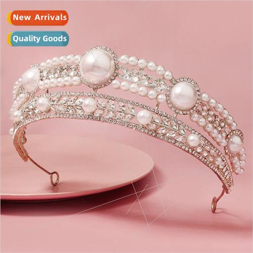 Baroque new wedding dress jewelry Bar Mzvah princess pearl c