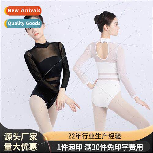 Adult ballet dance costume one-piece practice clothes long-s