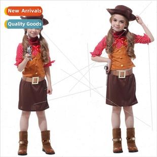 Western Cowboy Halloween Child Costumes 0133 Stage Cosplay