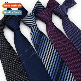 professional casual tie polyester jacquard Men silk business