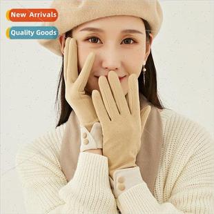 winter female N176 Warm driving fall outdoor cycling gloves