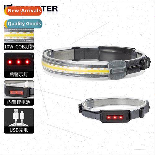 New LED mini multi-function rechargeable head lamp COB outdo