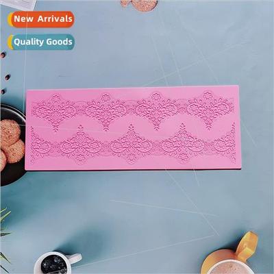 Lace 375-257 silicone mold cake lace embossing mold chocolat