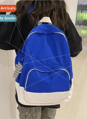 Schoolbag female collision design sense Japan ins large-capa