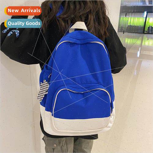 Schoolbag female collision design sense Japan ins large-capa