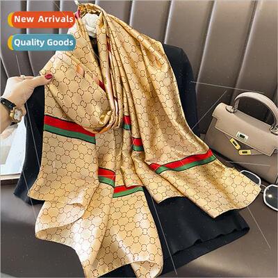 Fashion scarf polka dots lengthened shawl fashion simulation