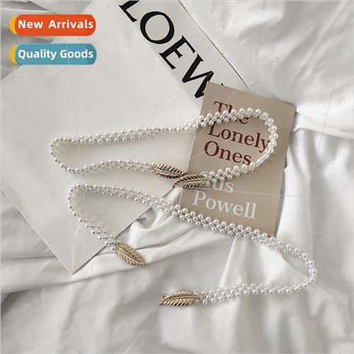 Dress decorative Korean fashion pearl waist chain skirt summ