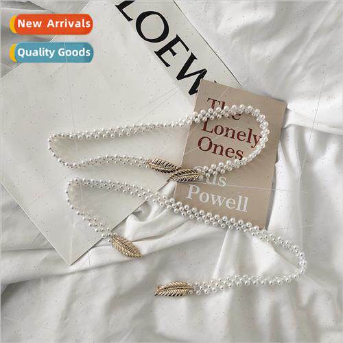 Dress decorative Korean fashion pearl waist chain skirt summ