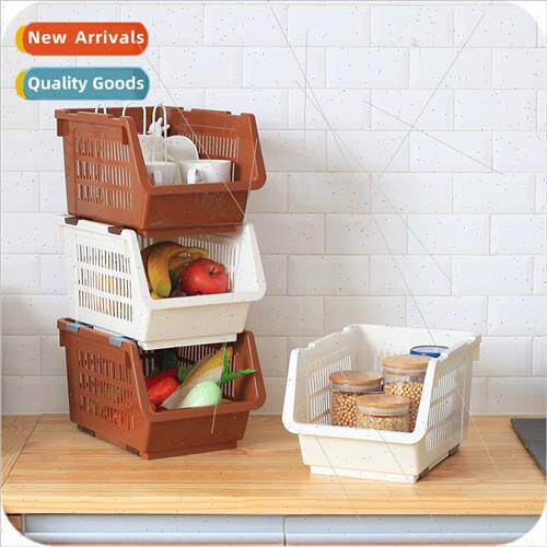 Household kchen vegetable basket multilayer stackable sundry