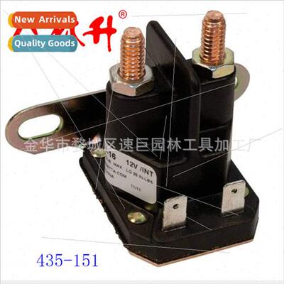 12V4 Terminal Starter Relay 435-151 Starter Solenoid Black