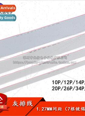 Gray cable 10/12/14/16/20/26/34/40P FC cable Copper wire 1.2