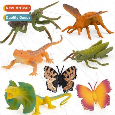Animal model ornaments simulation spider grasshopper butterf