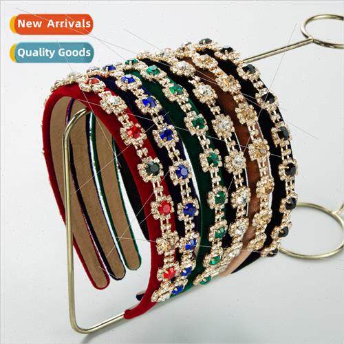 Europe retro exquise hair bands luxury senior sense rhinesto