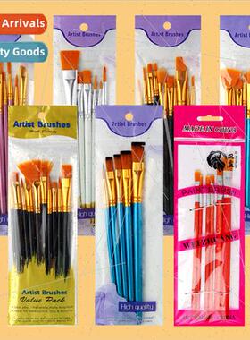 Multi nylon gouache watercolor paint brush oil painting brus